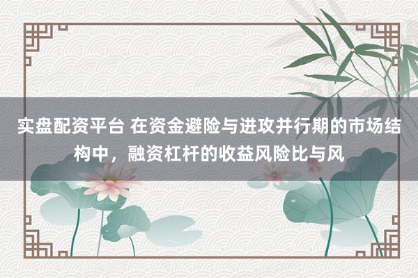 实盘配资平台 在资金避险与进攻并行期的市场结构中，融资杠杆的收益风险比与风
