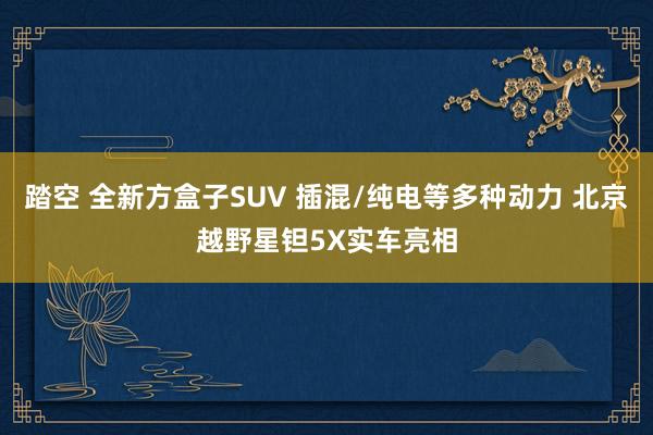 踏空 全新方盒子SUV 插混/纯电等多种动力 北京越野星钽5X实车亮相
